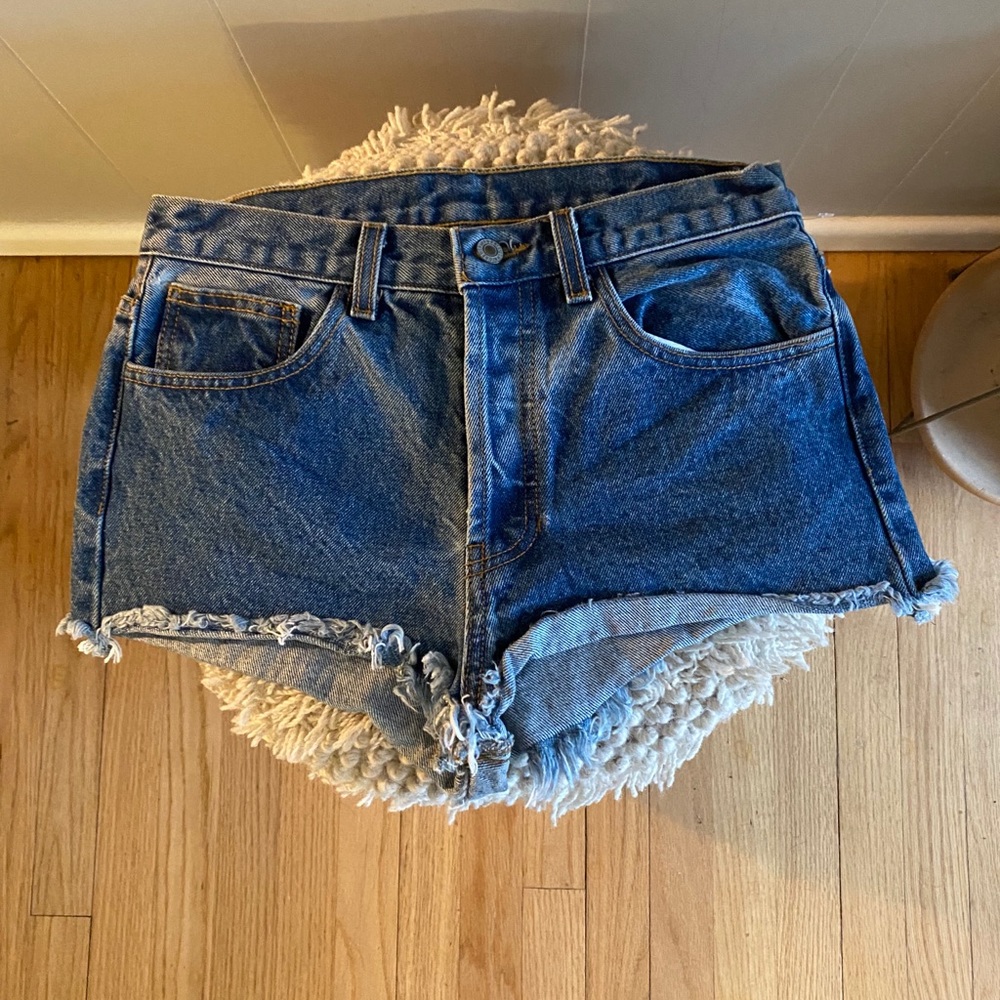 Denim Cut-Off Shorts